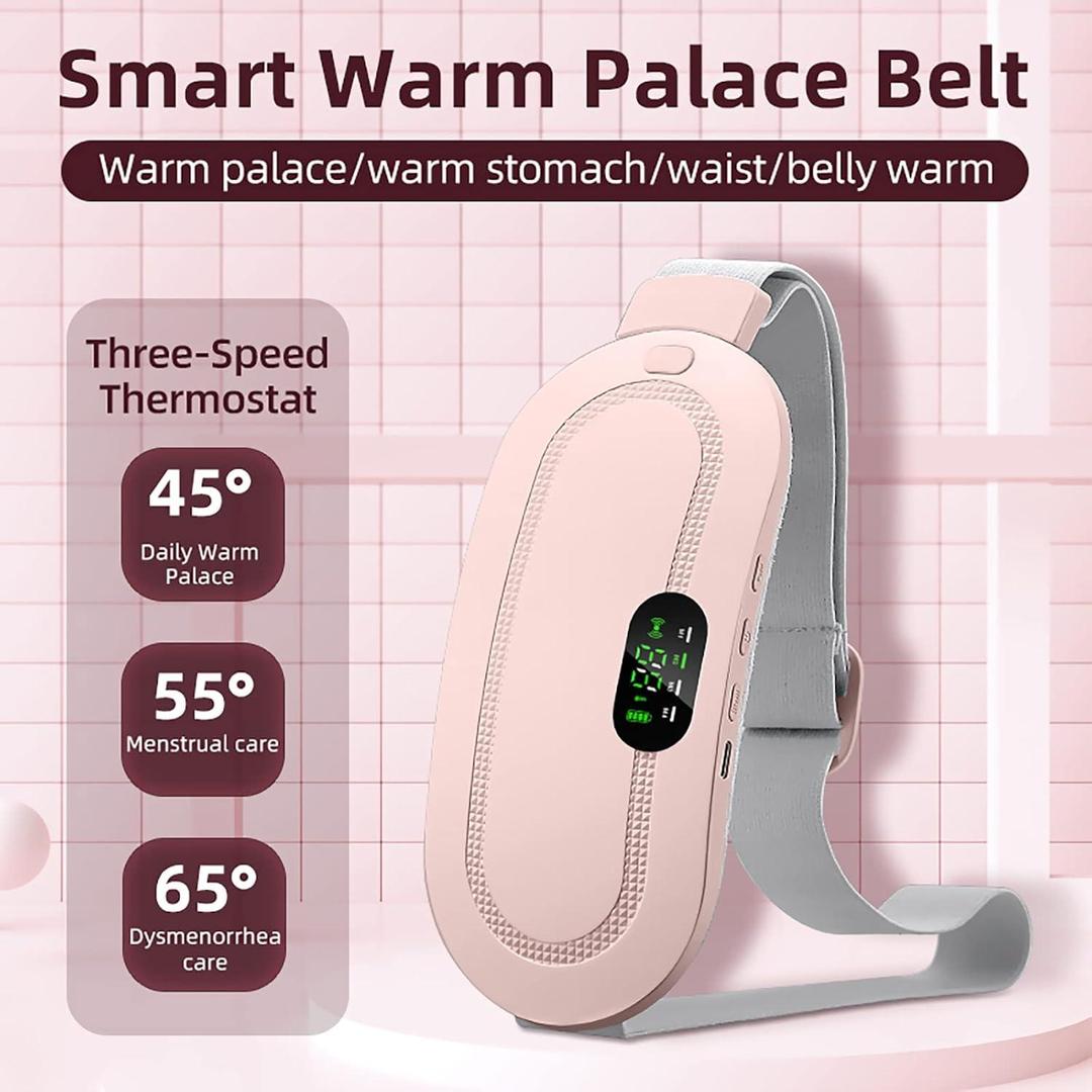 Period/Menstrual Cramp Relief Belt and Massager (1 Year Warranty) (DELIVERY FREE)