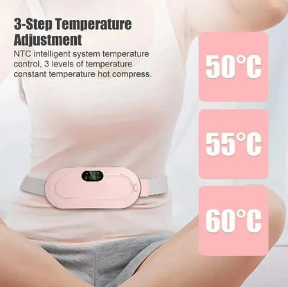 Period/Menstrual Cramp Relief Belt and Massager (1 Year Warranty) (DELIVERY FREE)