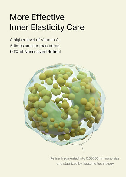 Celimax The Vita A Retinal Shot Tightening Booster | 0.1% Retinal, 3% Matryxyl, High-Strength Retinoid for Anti-Aging, Pore Minimizer, Wrinkles & Fine Lines, Firmer Skin, 15ml