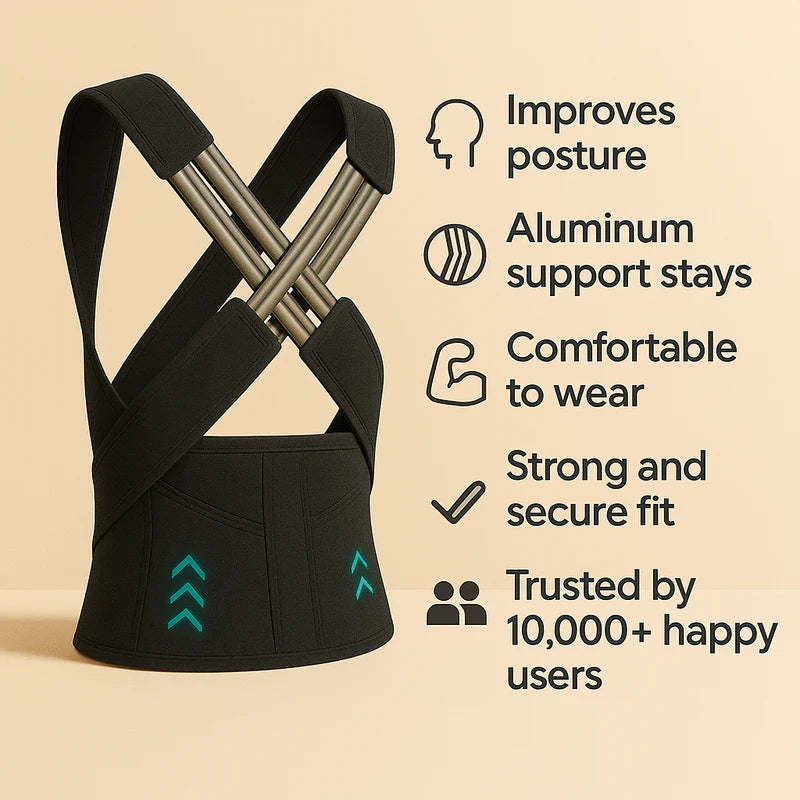 Premium Back Pain Relief & Posture Corrector Belt