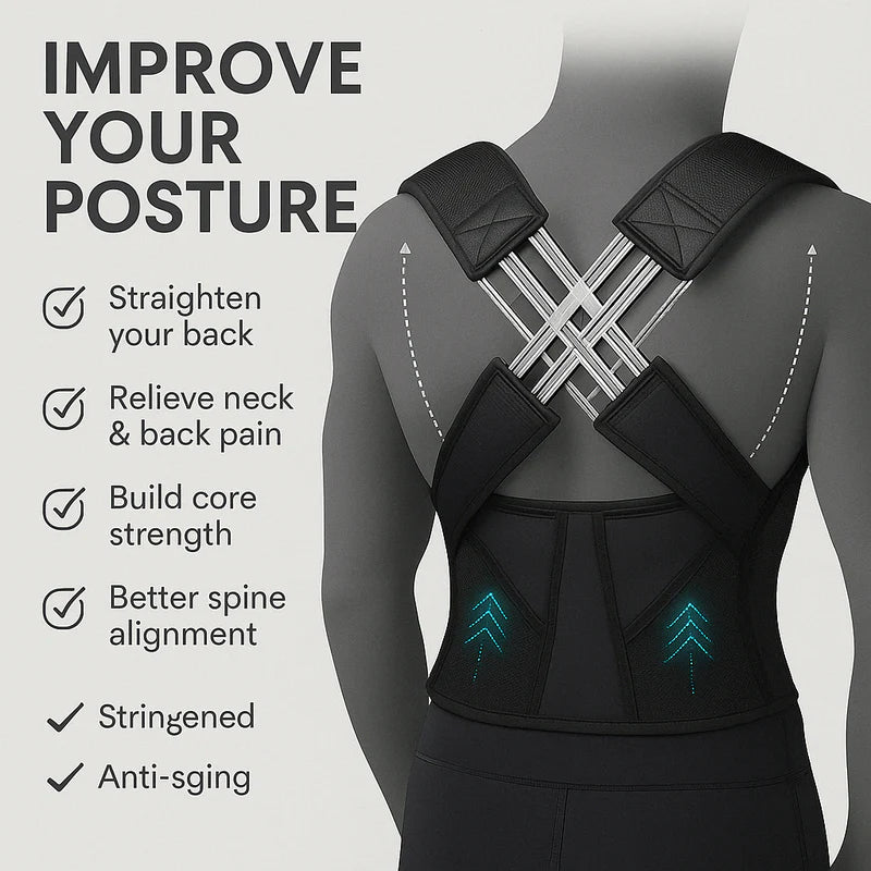 Premium Back Pain Relief & Posture Corrector Belt